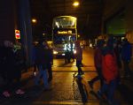 First Bus drivers strike support protest at Queens Road depot